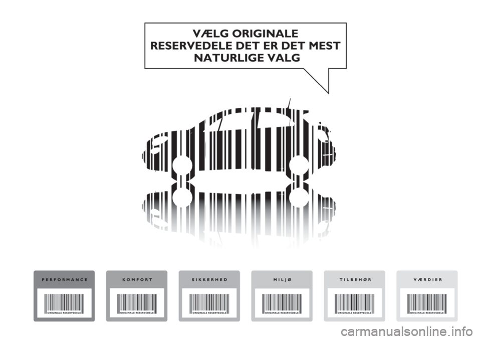 FIAT 500X 2019  Brugs- og vedligeholdelsesvejledning (in Danish) 