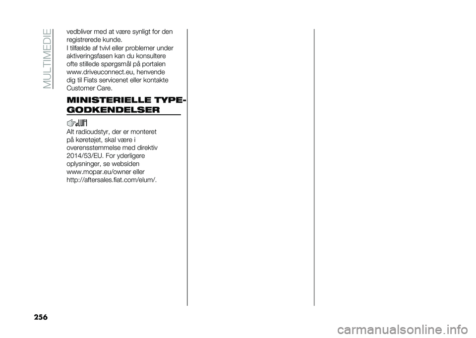 FIAT 500X 2020  Brugs- og vedligeholdelsesvejledning (in Danish) ��6�:�?�<�$�6�%��$�%
���	 ��������� ��� �� ��!�� �
�����
� ��	� ���
���
��
������� ������
�$ �����!��� �� ����� ����� �#��	�����