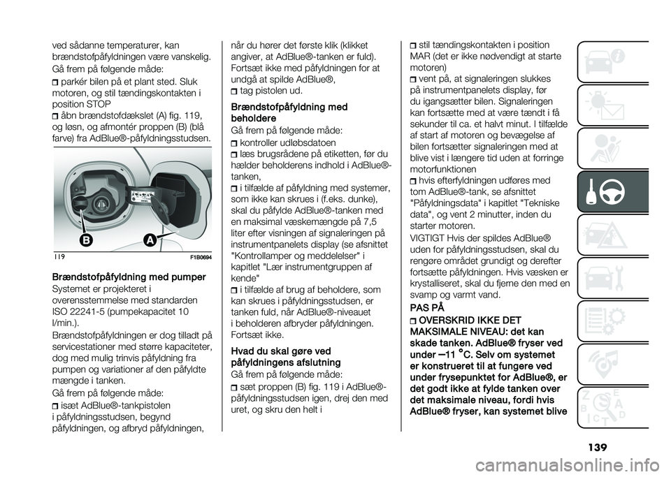 FIAT 500X 2021  Brugs- og vedligeholdelsesvejledning (in Danish) ������ �
������ ����#��������� ���
���!���
��	��#���������
�� ��!�� ����
�����
�
�(� ���� �#� ����
���� �����*
�#����L� ���