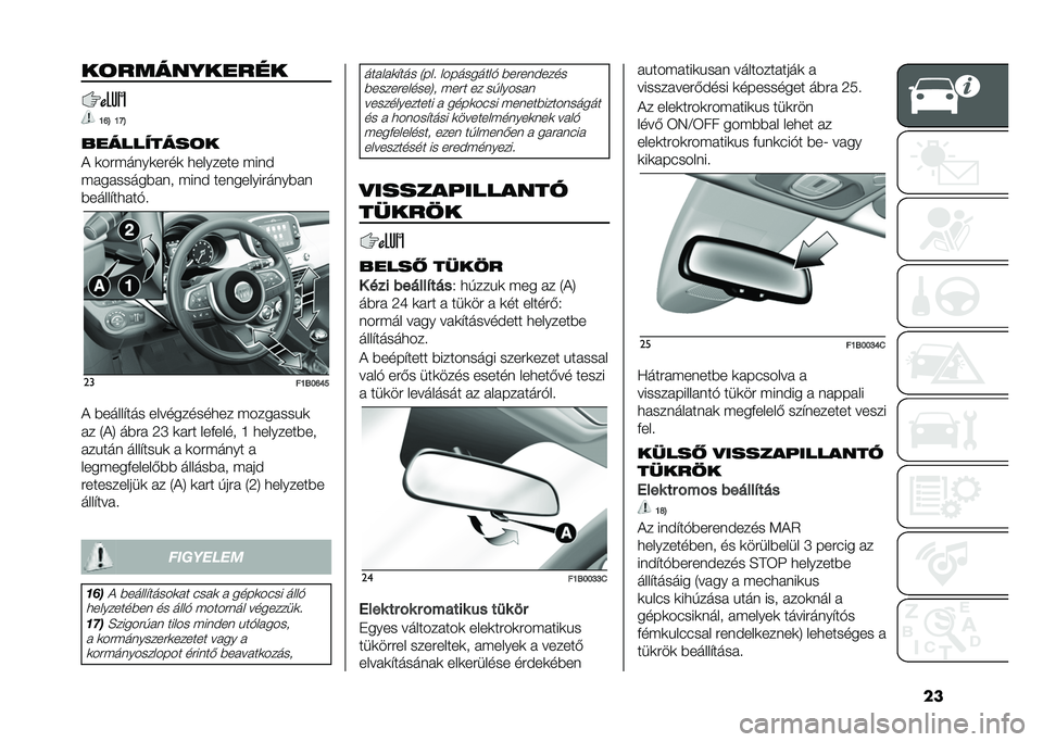 FIAT 500X 2021  Kezelési és karbantartási útmutató (in Hungarian) ����	����� �����
�N�T�D �N�O�D
����������	�
�+ �
�����	��
����
 �������� ���	�$
���������%��	�
 ���	�$ ���	��������	��%��	
�%�����"��