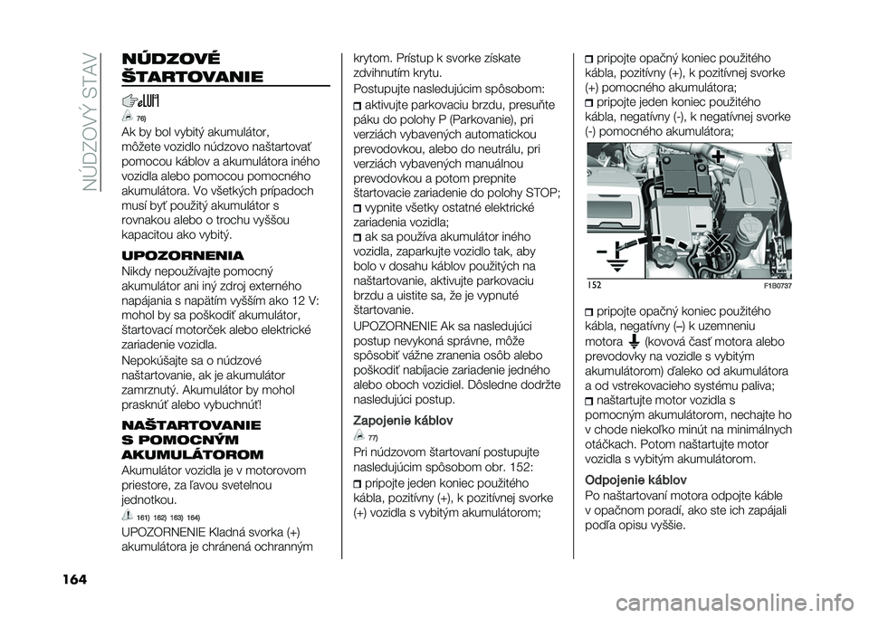 FIAT 500X 2020  Návod na použitie a údržbu (in Slovak) ��5�E�=�H�*��^��/��A�
��	� �����	��"
������	�����
�R�U�@
�A�
 �� ��� ������, ��
��
���	����
�
�$���� ������� ��+����� ���&��������
�