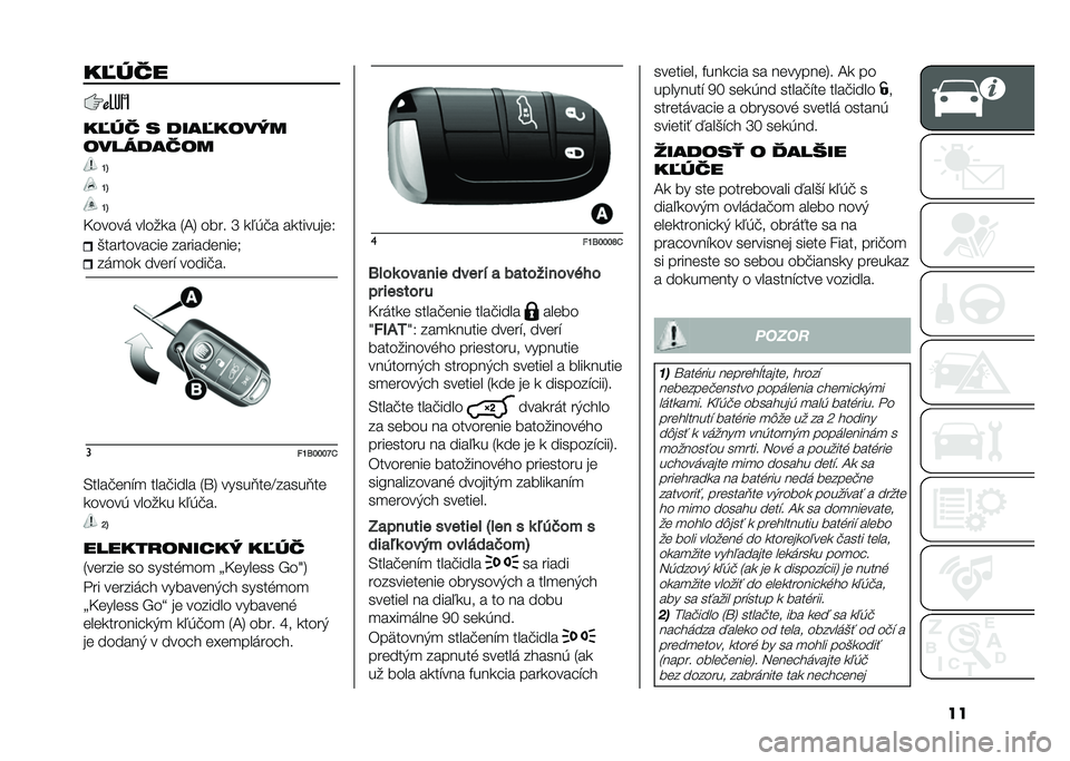 FIAT 500X 2021  Návod na použitie a údržbu (in Slovak) ���
�#���
�
�#�� � ����#�
�	���
�	�������	�
�Q�@
�Q�@
�Q�@
�C�����	 �����
� �3�A�6 ���� �Z �
�0�+�!� ��
�������2 �&���������� �����������.