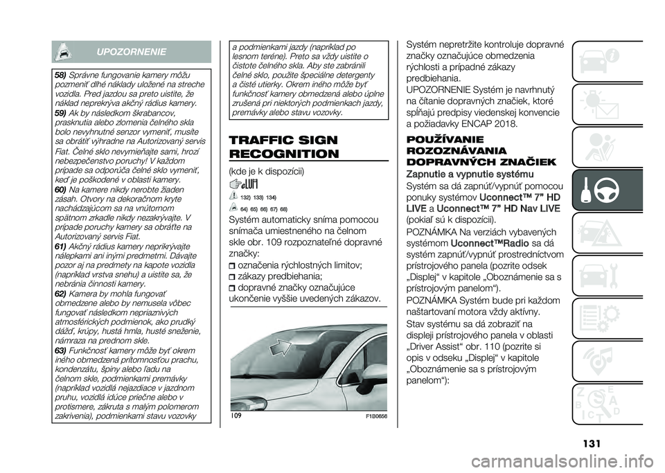 FIAT 500X 2021  Návod na použitie a údržbu (in Slovak) ��������������
����/���	��� �#���D������ �
��
��� �
�$��
����
���� ����% ��	�
���� �������% �� ������� �������� � ��� ���