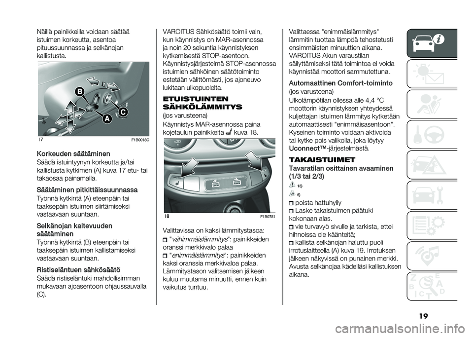 FIAT 500X 2021  Käyttö- ja huolto-ohjekirja (in in Finnish) ����	����	 � ����������� �
������ ��	�	��	�	
�������� ���������� �������
� �������������� �� �����	�����
����������