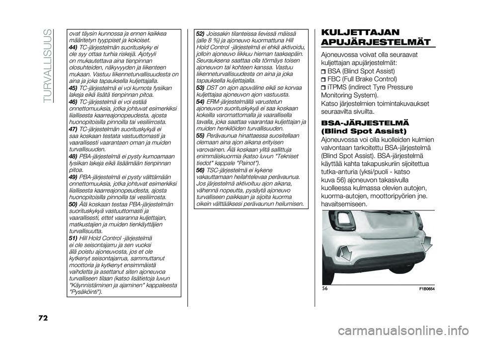 FIAT 500X 2021  Käyttö- ja huolto-ohjekirja (in in Finnish) ��.�8�&�3�4�!�!�7��8�8�
�
�
��
�� ��	���� �������� �� ����� �������
��	�	������� ���� � ���� �� ���������
���
�.�=���	���������	