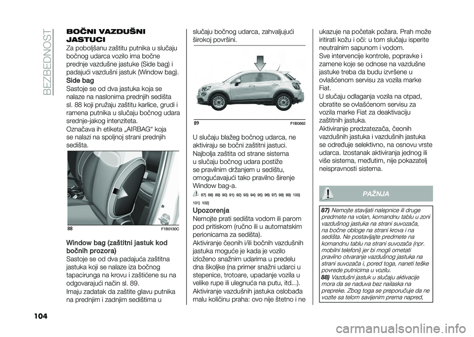 FIAT 500X 2020  Knjižica za upotrebu i održavanje (in Serbian) ��A�1�4�A�1�6�(��)�:
��� ����� ��������
����
���
�4� ��	��	�
����� �
������ ������� � ��
�����
��	���	� ������ ��	�
��
�	 ��� ��	��