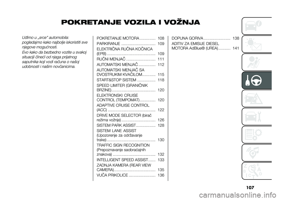 FIAT 500X 2020  Knjižica za upotrebu i održavanje (in Serbian) ���

�	���
��
���� ������ � ��������;���	 � �M�����5 ����	��	���
��,
��	��
������	 ����	 �����	�
�� ����	������� ���
�����	�� �