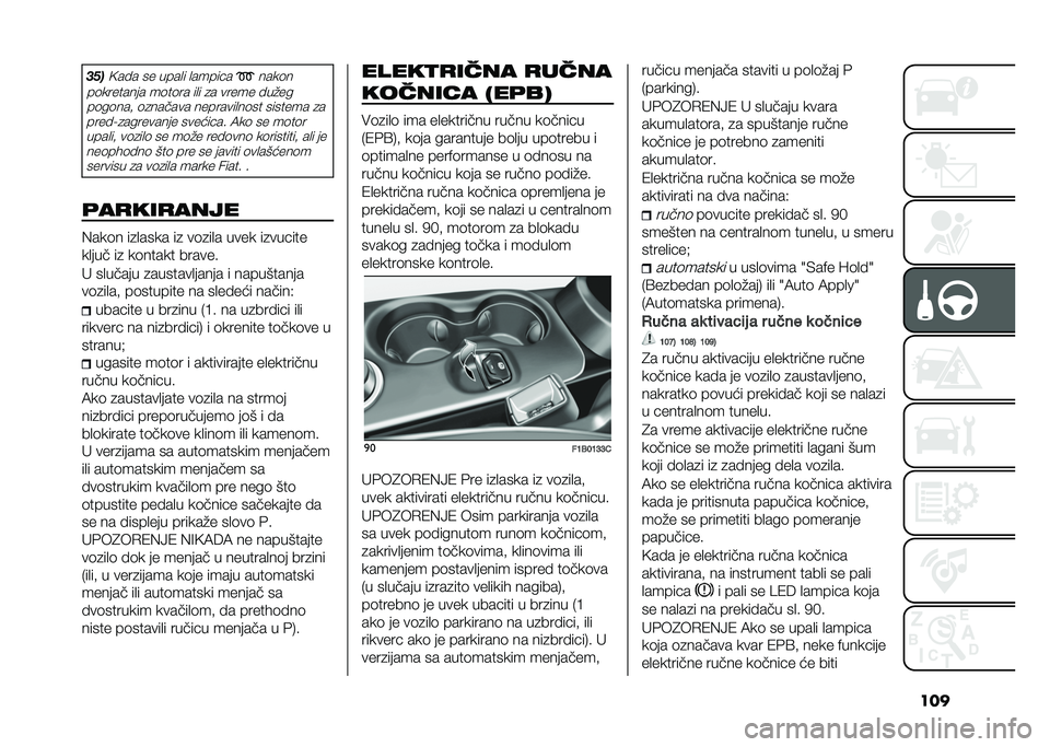 FIAT 500X 2020  Knjižica za upotrebu i održavanje (in Serbian) �������9��� �� ����
� �
����������	�
��	�������� ��	��	�� ��
� �
� ����� ���"�� ��	��	���  �	�
������ ��������
��	�� �������