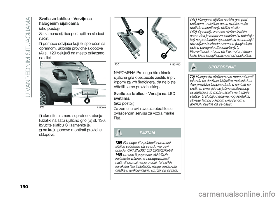 FIAT 500X 2020  Knjižica za upotrebu i održavanje (in Serbian) �����7�(�.�1�6�(�=�8��)�=�:��7�D�=�>�7�8�7
��� �,���� � �� ���� �	�� �R ��� ��	� � ��
�%�� ��#���	� ��	� �� �	����
�-���	 ��	���	���/
�4� �
����� �