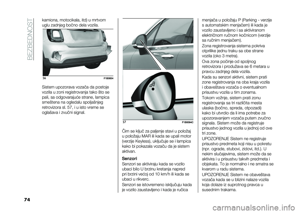 FIAT 500X 2020  Knjižica za upotrebu i održavanje (in Serbian) ��A�1�4�A�1�6�(��)�:
�
� �����	���  ��	��	�����
��  ����/ � �����	�
���
� �
������ ��	���	 ���
� ��	�
��
��
��
��D�3��H��I
�)����� ���	�
�	���