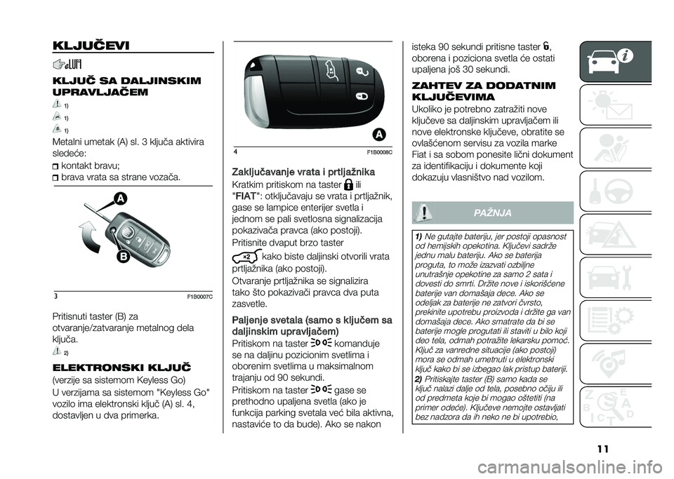 FIAT 500X 2021  Knjižica za upotrebu i održavanje (in Serbian) ����������
����� �� ����������
��	�
��������
�D�9
�D�9
�D�9
�8����
�� ������ �-�7�/ ��
� �H ��
���� ��������
��
������, ��	����