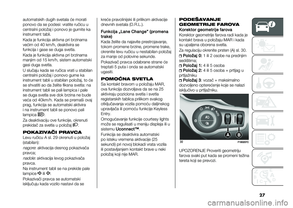 FIAT 500X 2021  Knjižica za upotrebu i održavanje (in Serbian) ��
����	������� ����� ������
� �� ��	����
��	��	��	 �� �� ��	�����, ������� ������ �
�������
�� ��	�
�	�"�� � ��	��	��	 �� ���