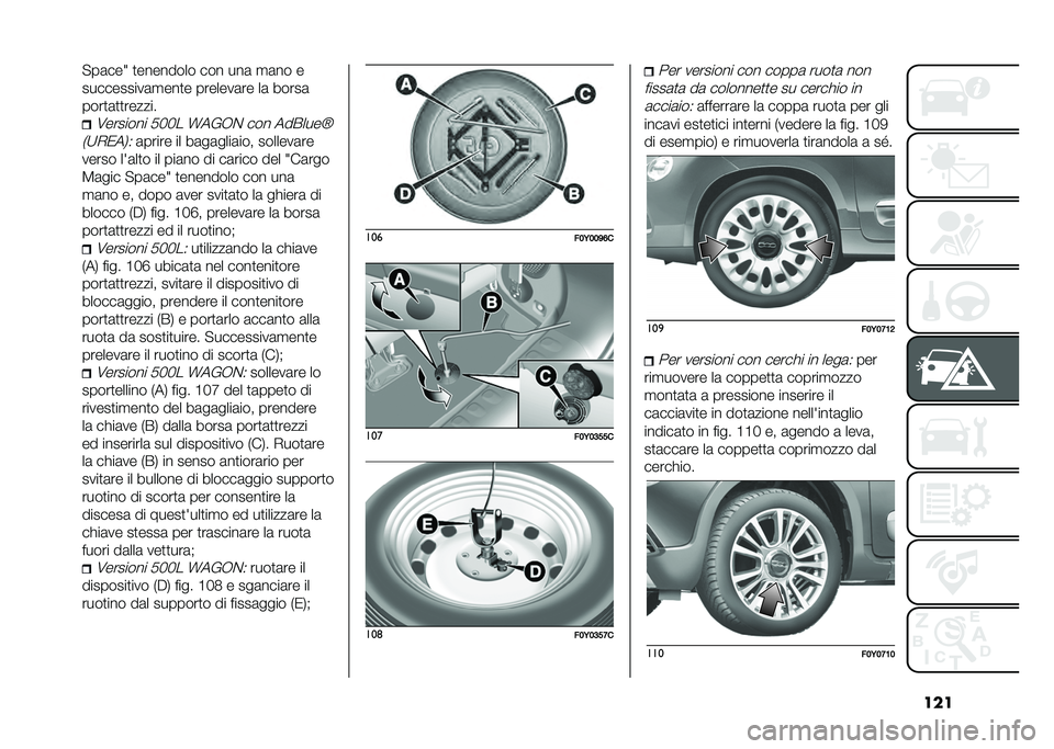 FIAT 500L 2020  Libretto Uso Manutenzione (in Italian) ����"��	���6 �
�������� ��� ���	 �
�	�� �
����������	�
���
� �������	�� ��	 �����	
����
�	�
�
�������7������� ���� �J���-�& ��� 