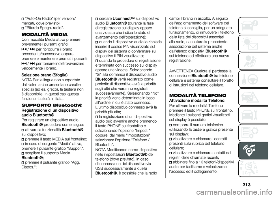 FIAT 500L 2020  Libretto Uso Manutenzione (in Italian) ����6���
��K�-� �,�	����6 �+��� ���������<
�
����	�
�� ���� �������
��.�# �6�,��
�	��� �"����� ��	����6�
��	������7 �����
��� �
���	�