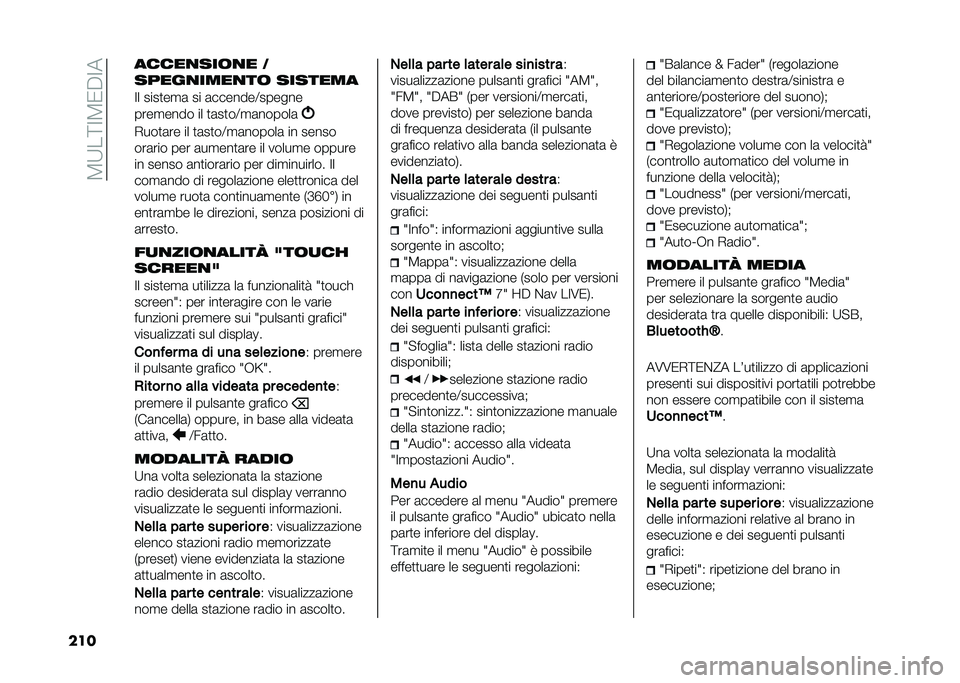 FIAT 500L 2021  Libretto Uso Manutenzione (in Italian) ��3�:��;�=�3�0�$�=�
��� �����
���	�
� �(
�����
����
��	 �������
�=� ����
��
�	 �� �	�������<������
����
���� �� �
�	��
��<�
�	������	
�,�