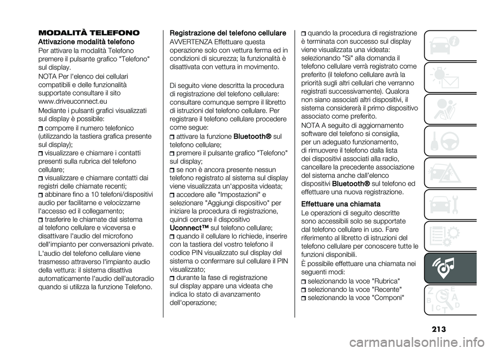 FIAT 500L 2021  Libretto Uso Manutenzione (in Italian) �����	������7 ������	�
�	
�$���������
� �����	��� ���	�� ��
�
��� �	�
�
���	�� ��	 �
���	���
� �;�������
����
��� �� �����	��
� ��