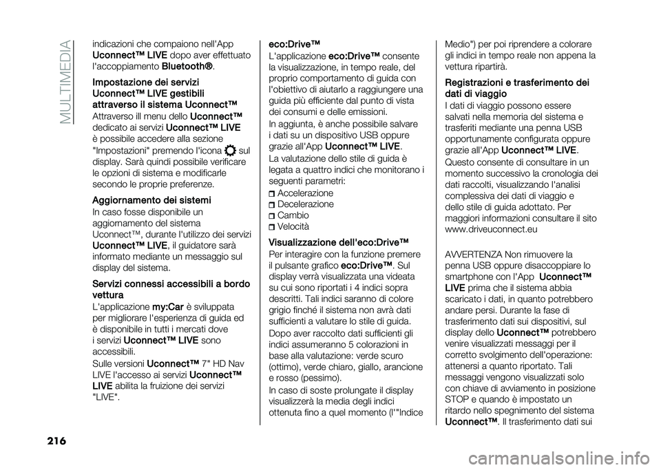 FIAT 500L 2021  Libretto Uso Manutenzione (in Italian) ��3�:��;�=�3�0�$�=�
���	 ������	����� ��!� ���
��	���� ����� ���
����
�
����: ��
�/�
���� �	��� �����
�
��	�
�
�� �	�������	�
���
� �-�	�