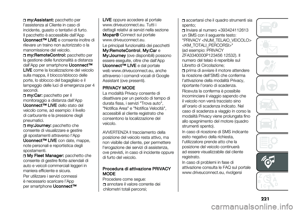 FIAT 500L 2021  Libretto Uso Manutenzione (in Italian) �����%�!�$�������
��!
��	���!��
�
� ���
��5�	�����
����	 �	� ������
� �� ��	�� ��
��������
�� ���	��
� � �
���
�	�
��� �� ����
��
�=�