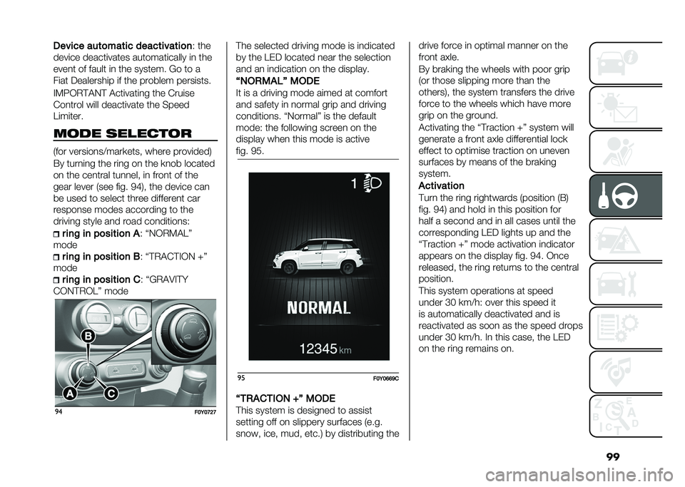 FIAT 500L 2020  Owner handbook (in English) �������� ���	�
���	�� �����	����	��
�
�, ���
����	�� ������	����� ��������	����� �	�
 ���
����
� �� ����� �	�
 ��� ������� 