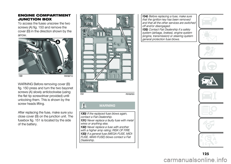 FIAT 500L 2020  Owner handbook (in English) ��������� �
����������
����
���� ���
�#� ������ ��� ����� ��
����� ��� ���
������ �-�$�1 ��	�� �A�� ��
� ������ ���
���