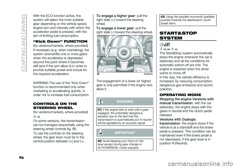 FIAT 500L 2021  Owner handbook (in English) ���#�$�.�#�%�0�?��$�0�5��5�.�%�9�%�0�?
��	 ��	�� ��� �)�(�/ ���
���	��
 ����	��� ���
������ ��	�� ������ ��� ���� ���	�����
���� �����
��