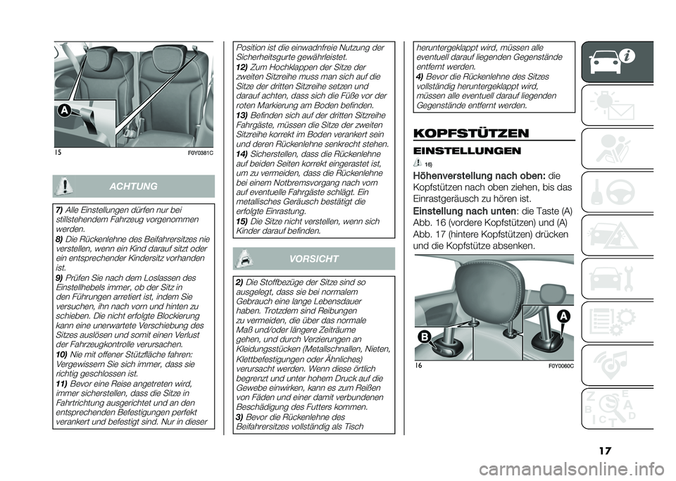 FIAT 500L 2020  Betriebsanleitung (in German) ��
��
���=��A�H�C�/�������
�(��&���	 �)���
��	������	� �����	� ��� ��	�
�
�����
��	��	���	�  �����#�	�� �����	��� � �	� ��	���	��
�)��/��