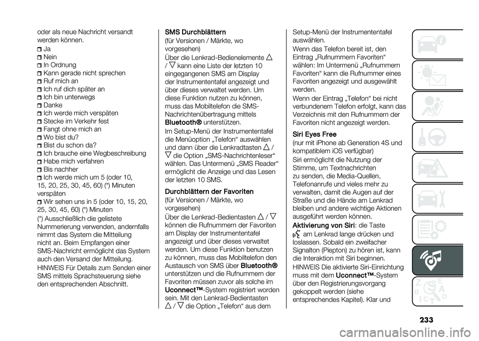 FIAT 500L 2020  Betriebsanleitung (in German) ������	� ���
 ��	��	 �-�������� ��	��
����
��	���	� ��%���	��
�G�
�-�	��
�
� �5������
�=��� ��	����	 ����� �
�(��	���	�
�7�� � ��� ��
