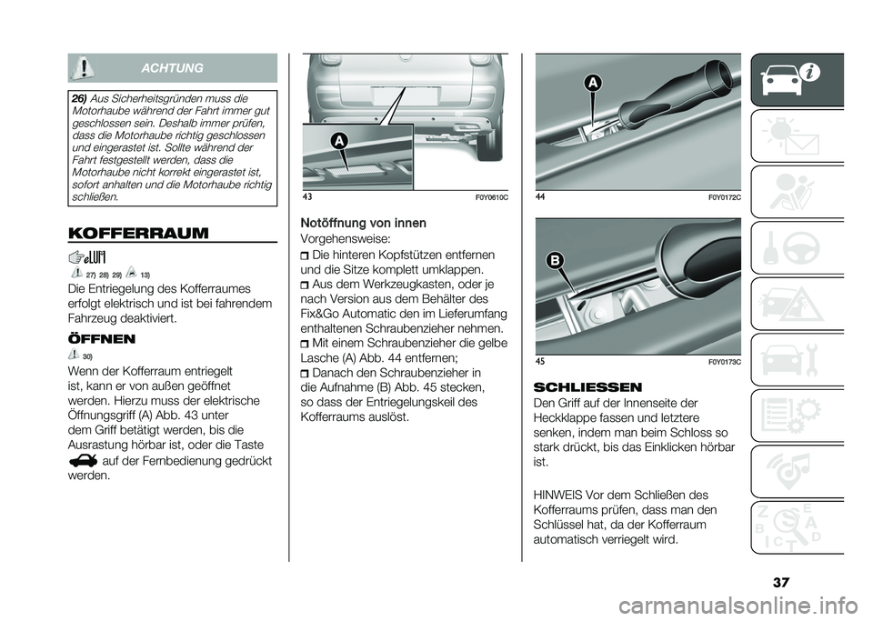 FIAT 500L 2020  Betriebsanleitung (in German) ��
�������
����&��
 �����	���	���
������	� � ��
�
 ���	
�*���������	 ��"���	�� ��	� ����� �� � �	� ��� ��	�
�����
�
�	� �
�	��� �/�	�
��