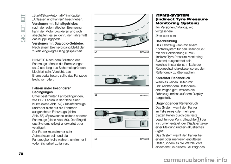 FIAT 500L 2020  Betriebsanleitung (in German) ���
�J�1�)�7�1�)�
�
�
� �>������T����(�2�&���� �����? ��  �=��(���	�
�>�&����
�
�	� ��� �����	��? ��	�
�����	��	��
��� ����
��
 ��� �������