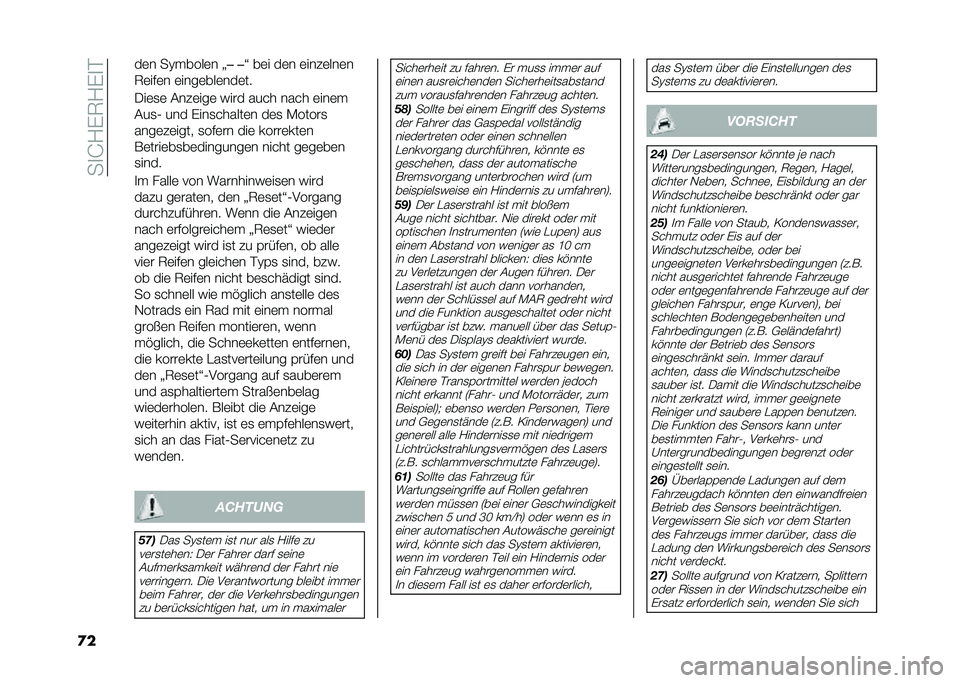 FIAT 500L 2020  Betriebsanleitung (in German) ���
�J�1�)�7�1�)�
�
�
� ��	� ��@� ����	� �>
� ��Q ��	� ��	� �	���#�	���	�
�7�	���	� �	����	���	���	��
�/��	�
�	 �&��#�	���	 ���� ���� ���� �	���	� 
