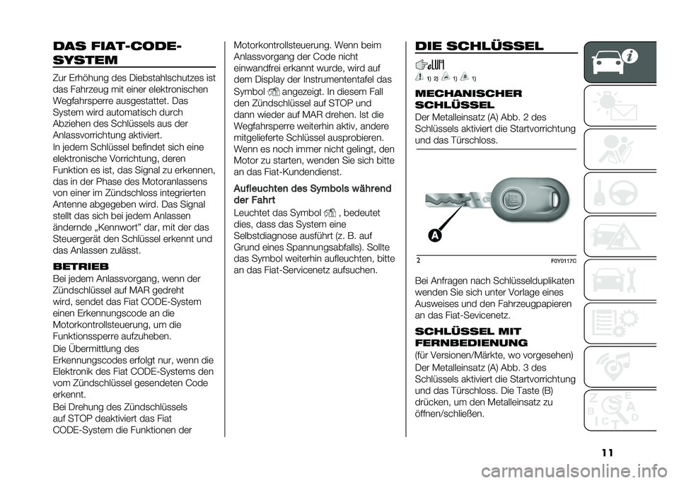 FIAT 500L 2021  Betriebsanleitung (in German) ����� �������
���
������
�8�� �)���%���� ��	�
 �/��	��
�����
�����#�	�
 ��
�
���
 �����#�	�� � �� �	���	� �	��	�������
���	�
��	����