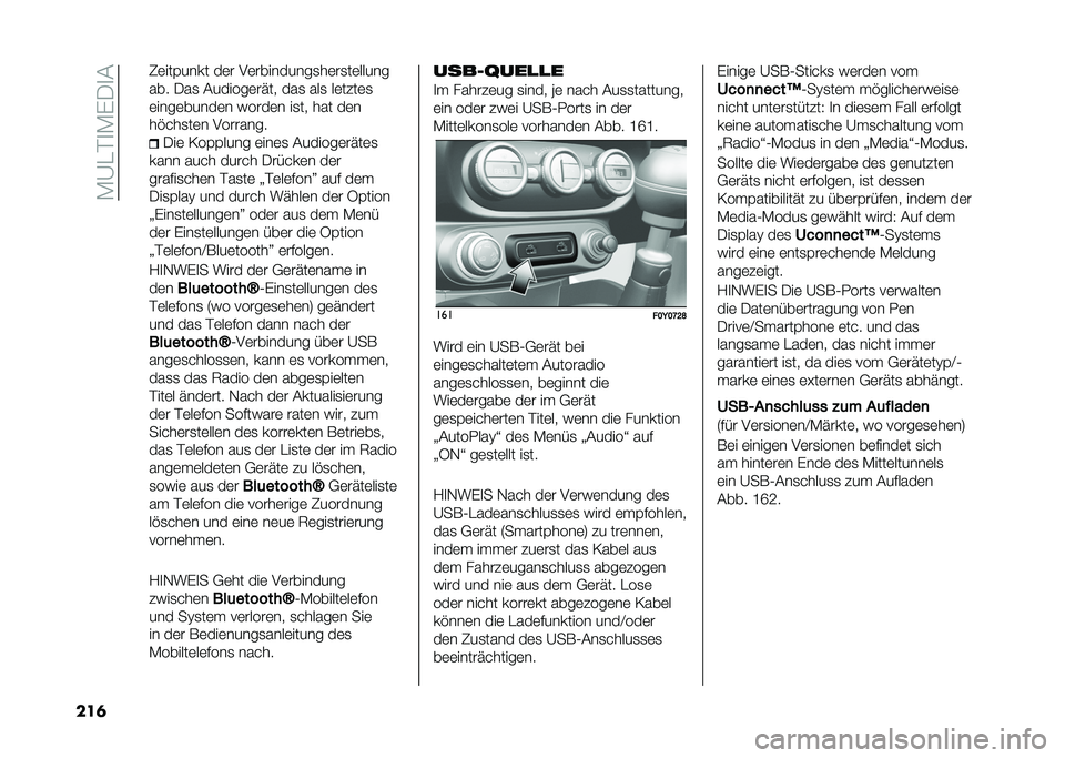 FIAT 500L 2021  Betriebsanleitung (in German) ��*�A���
�*�)�/�
�&
���	 �8�	���(���� ��	� �.�	���������
��	��
��	�����
��� �/��
 �&������	��"�� ���
 ���
 ��	��#��	�
�	����	�����	� �����	