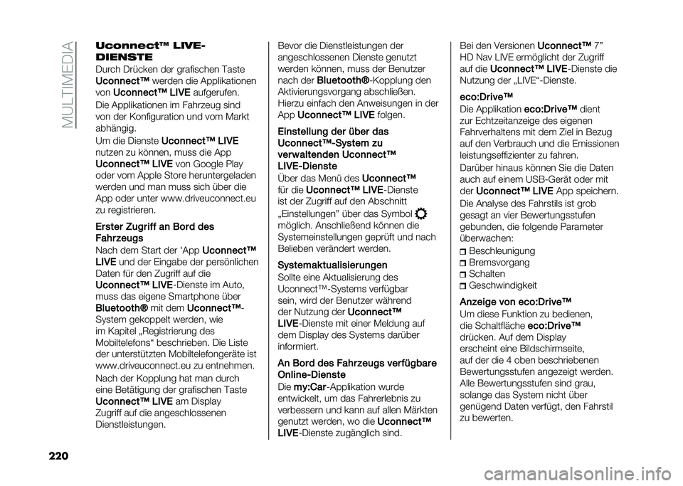 FIAT 500L 2021  Betriebsanleitung (in German) ��*�A���
�*�)�/�
�&
��� ��5�/�(�(�&�5�#�F �
����
�������
�/���� �/�����	� ��	� ������
���	� ���
��	
�9���
�
����B
��	���	� ���	 �&�(�(��������