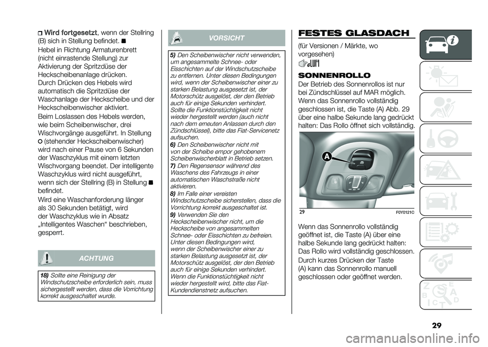 FIAT 500L 2021  Betriebsanleitung (in German) ���,�� � �!�� ������� �
� ��	�� ��	� ���	������
�6��9 �
��� �� ���	����� ��	�����	�� �1�	��	� �� �7������� �&�� �����	����	��
�6��