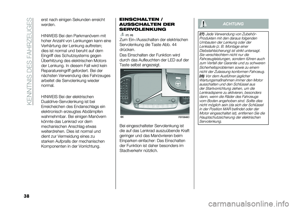 FIAT 500L 2021  Betriebsanleitung (in German) ��=�)�-�-��-�
���/�)����&�1�7�8�)�A�,�)�
�� �	��
� ���� �	�����	� ��	�����	� �	���	����
��	���	��
�1�
�-��)�
� ��	� ��	� �0���� ���%��	�� � ��
��