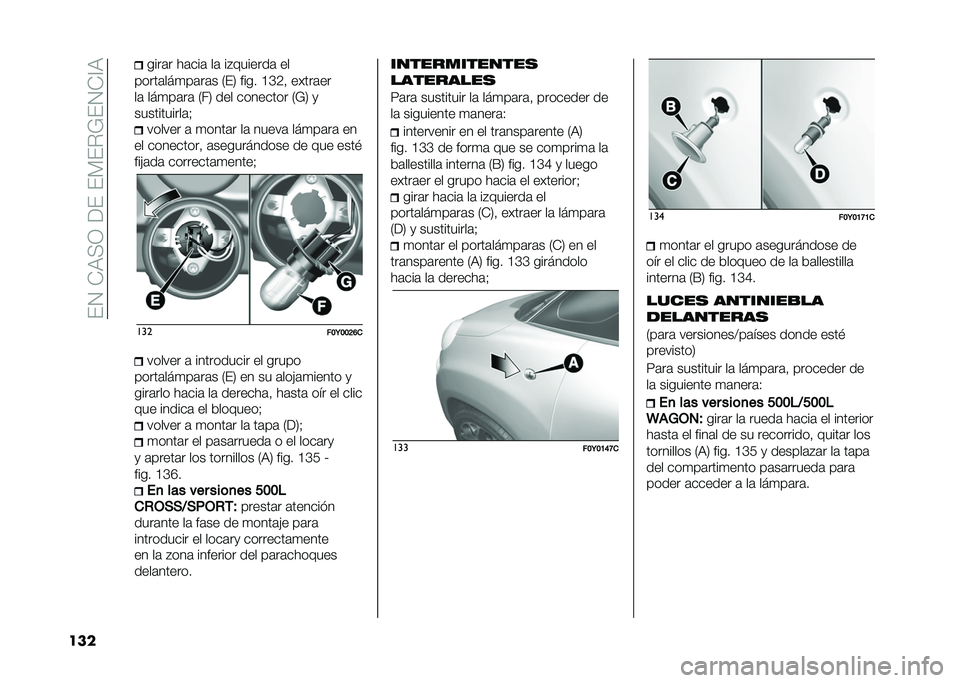 FIAT 500L 2020  Manual de Empleo y Cuidado (in Spanish) ���1��*�9�<�0������)��%�;��1�*�@�9
��� ����	� ��	���	 ��	 ��#�������	 ��
�����	���
��	��	� �/��2 ���� �A�C�4�! �����	��
��	 ���
��	��	 �/��2 ��