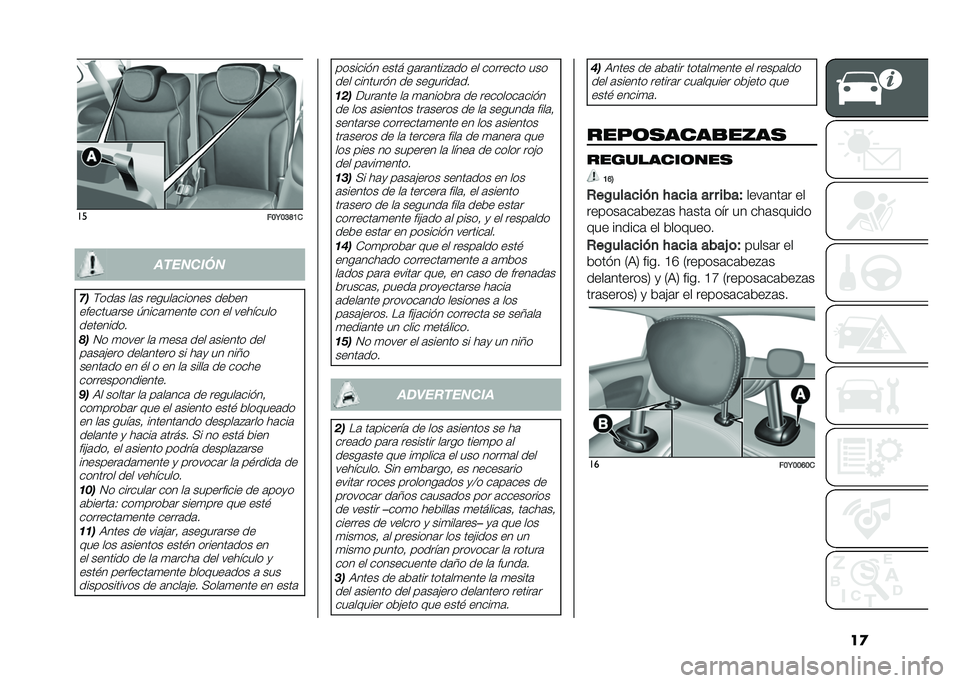 FIAT 500L 2020  Manual de Empleo y Cuidado (in Spanish) ��
��
���9��@�F�B���������
�"��(���	� ��	� ������	������ ���&��
�������	��� �.����	�
���� ��� �� �������� ���������
�#��1� �