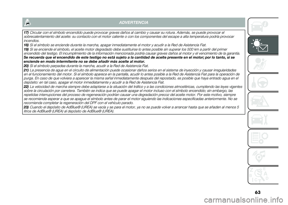 FIAT 500L 2020  Manual de Empleo y Cuidado (in Spanish) �	������������
��"��*������	� ��� �� ���
�&��� ��������� ����� �������	� ���	��� ��	�6�� �	� ��	�
�&�� �
 ��	���	� �� ������	�