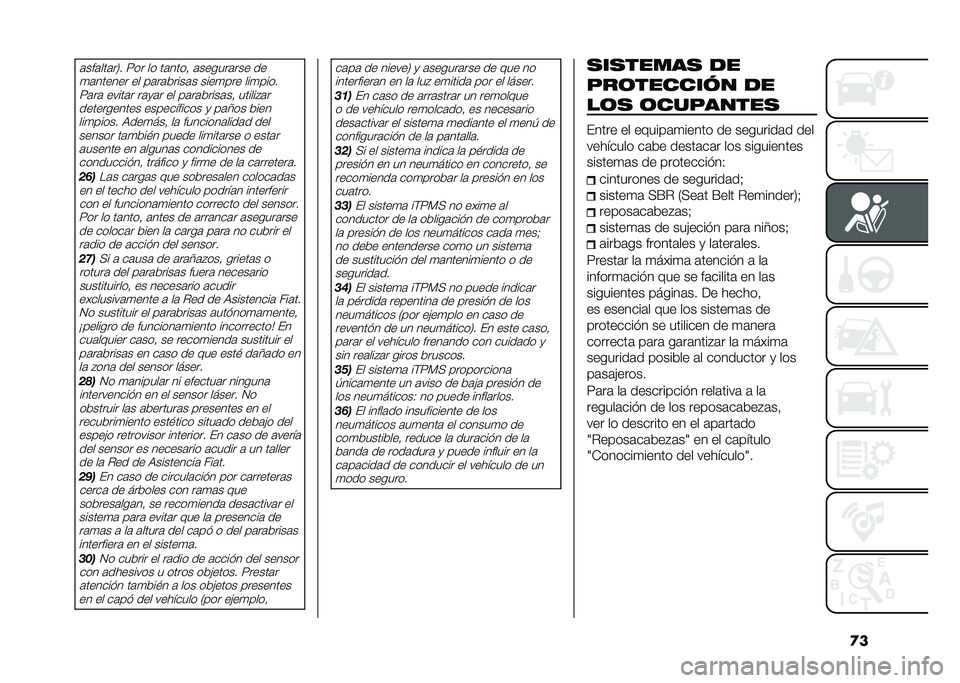 FIAT 500L 2020  Manual de Empleo y Cuidado (in Spanish) �
��	���	���	��2� �7�� �� ��	����! �	������	��� ��
�
�	������ �� ��	��	�&����	� ����
��� ���
�����7�	��	 �����	� ��	�
�	� �� ��	��	�&��