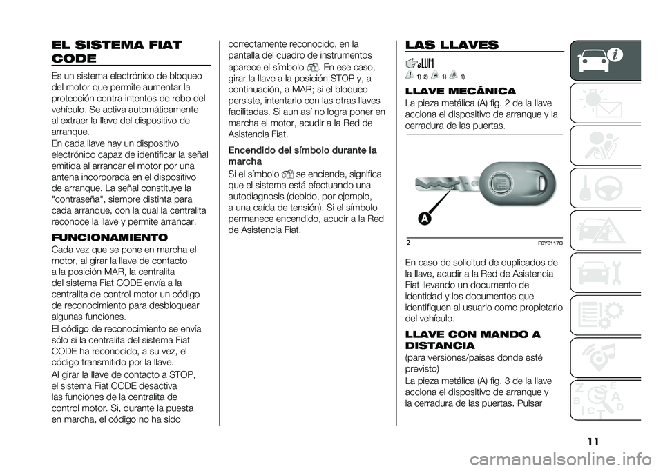 FIAT 500L 2021  Manual de Empleo y Cuidado (in Spanish) ���� ������� ����
��	�
�
�� �� ������
�	 ������� ���� �� �&������
��� �
���� ��� ����
��� �	��
����	� ��	
��������� � ����