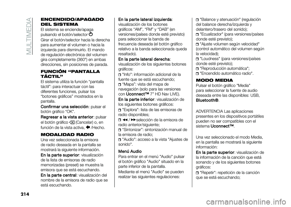 FIAT 500L 2021  Manual de Empleo y Cuidado (in Spanish) ��)�=��(�@�)���@�9
��� ������
��
�	�/������
�	
�
�� �������
�� ������
�	 �� ���������>�	��	��	
�����	��� �� �&��� ��>��������
�;���	