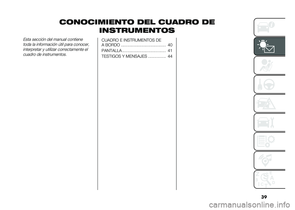 FIAT 500L 2021  Manual de Empleo y Cuidado (in Spanish) ��
��	��	��������	 �
�� ����
��	 �
�
�����������	�����	 ������ � ��� �
�	���	� ������������	 ��	 ������
�	��� � �.��� ��	��	 ���