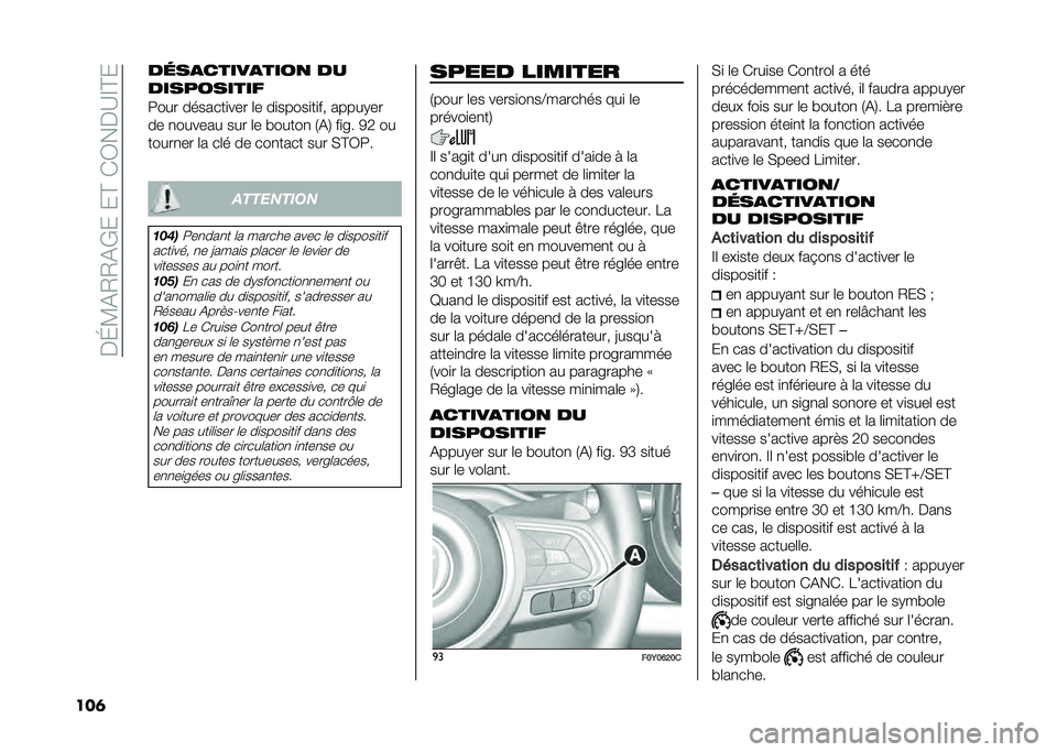 FIAT 500L 2020  Notice dentretien (in French) ���J�?�(�2�2�(�+����@��*�3���A�E�@�
���	 ��	��
�����
����
 ��
����������
�:��� �������
��� �	� ��
�����
��
�� �����.��
�� �
������ �