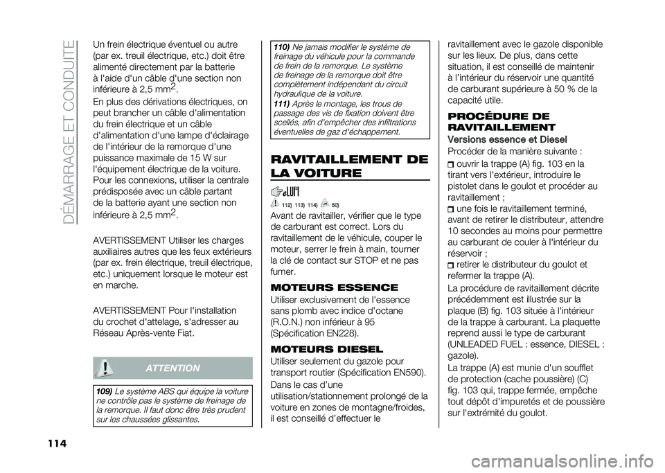 FIAT 500L 2020  Notice dentretien (in French) ���J�?�(�2�2�(�+����@��*�3���A�E�@�
��� �A�
 ����
�
 ��	�����
��� ����
����	 �� �����
�1��� ��!� �����
�	 ��	�����
���� �����4 ���
� �&��