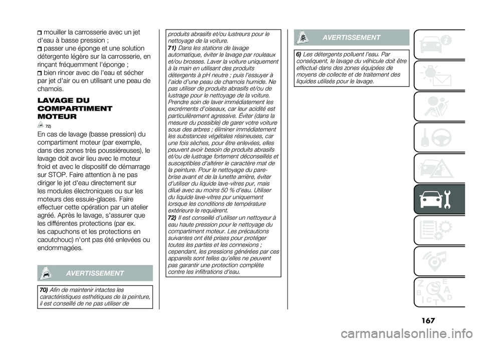 FIAT 500L 2020  Notice dentretien (in French) ��	�
����
�	�	�� �	� ����������
� ���� ��
 �=��
����� �  �#���� ������
��
 �% ������ ��
� ����
�� �� ��
� ���	���
��
��������
�� 
