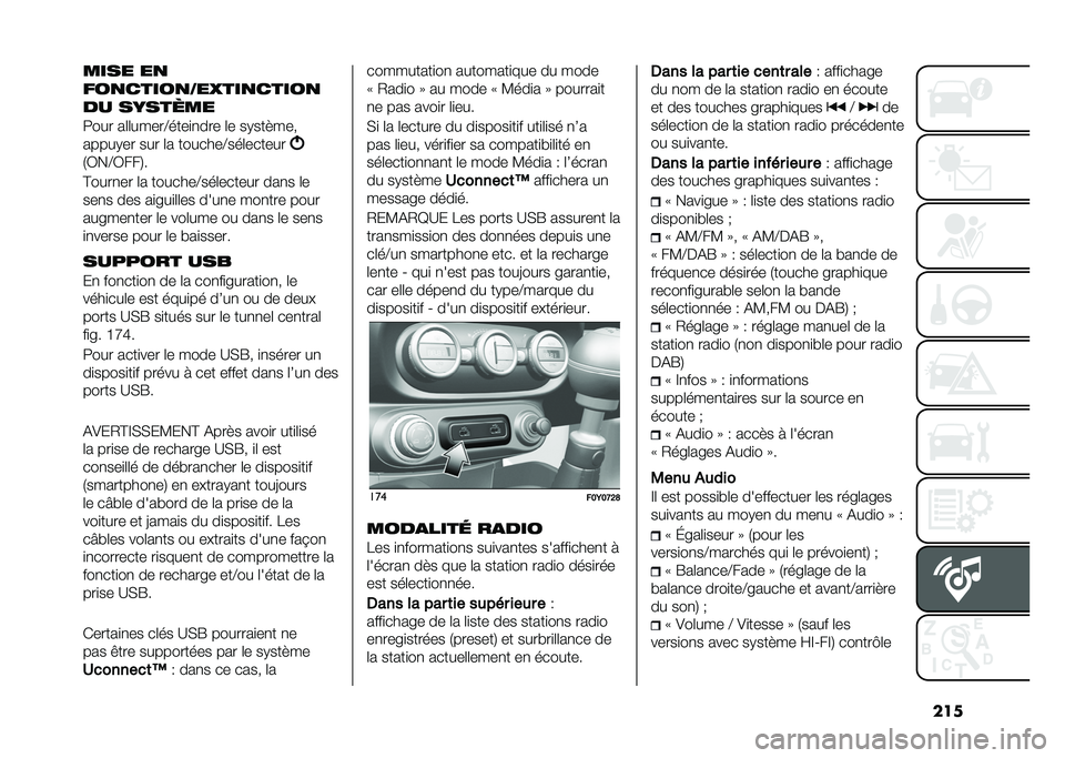 FIAT 500L 2020  Notice dentretien (in French) ������� ��
���
�����
�1�� ���
�����
�� �������
�:��� ��	�	�����B����
�
��� �	� ��.���"���
�����.�� ��� �	� �������B���	�����