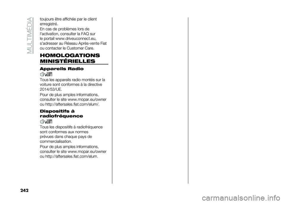 FIAT 500L 2020  Notice dentretien (in French) ��?�A��@�E�?�J��E�(
��� ����=���� �&��� ����
���� ��� �	� ��	�
��
�
��
����
�����
��
 ��� �� ����#�	�"��� �	��� ��
�	�����
����
��
� �