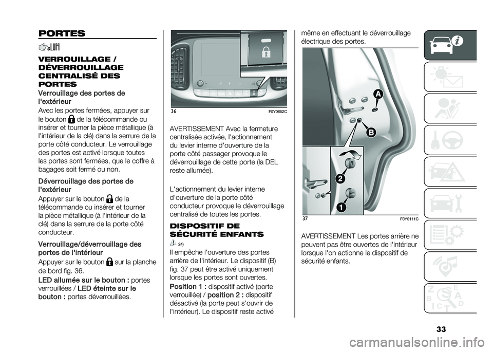 FIAT 500L 2020  Notice dentretien (in French) ��������
����������
�� �1
��	����������
��
���
���
����	 ���
������
�.�� � ��
�����8� ��� ��� �	�� ��
����!�	�� ���
�
�(���