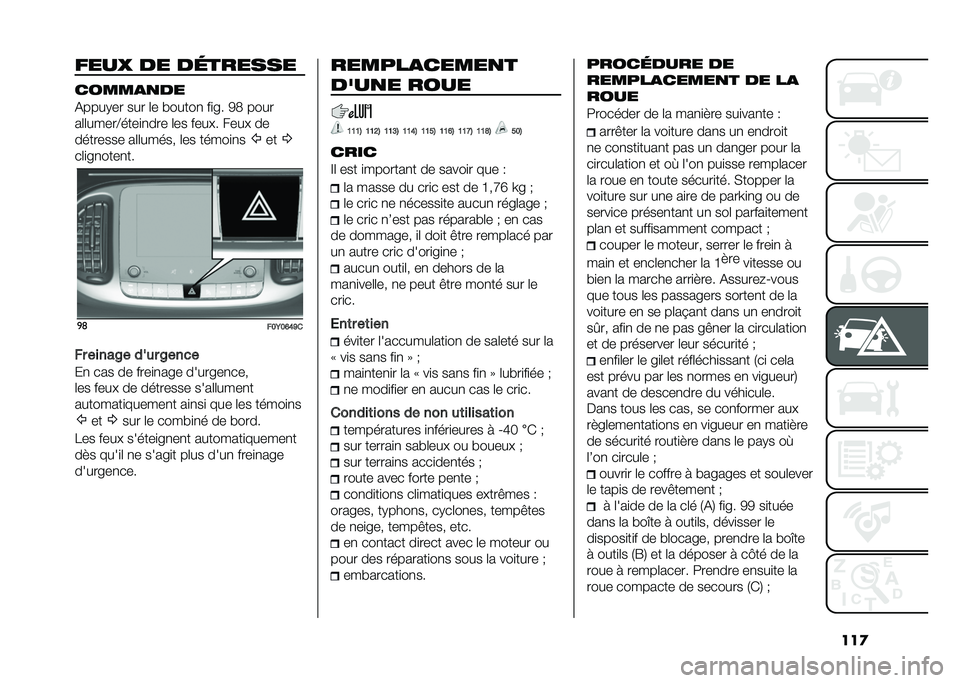 FIAT 500L 2021  Notice dentretien (in French) ���
����  �� ��	������
�����
�
��
�(����.�� ��� �	� �#�����
 ��
�� �5�7 ����
��	�	�����B����
�
��� �	�� ����!� ����! ��
�������� �