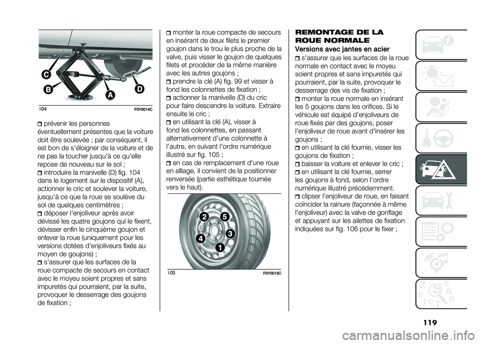 FIAT 500L 2021  Notice dentretien (in French) ������
���:���@�C�������
�
� �	�� ������
�
��
����
����	�	����
� ������
��� ��� �	� ���
����
���
� �&��� ����	���� �% ��� ���
�